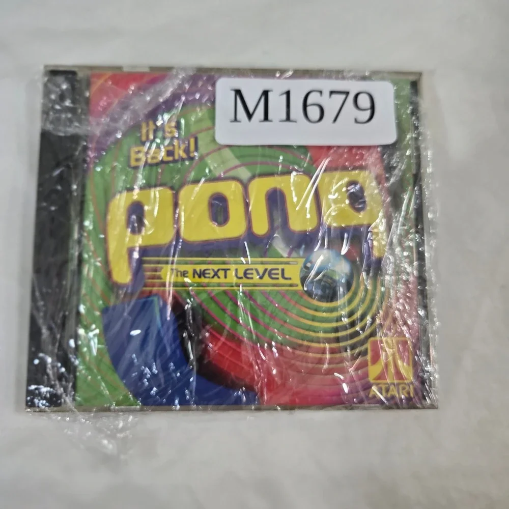 Pong The Next Level PC Game 1999 Windows 95‎ 98 Atari Retro Jewel Case CIB